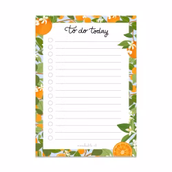 Anteckningsblock A6 'To do today'