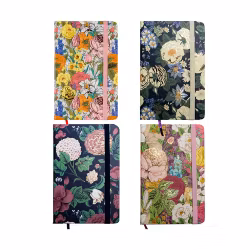 Anteckningsböcker A6 Blommor linjerad