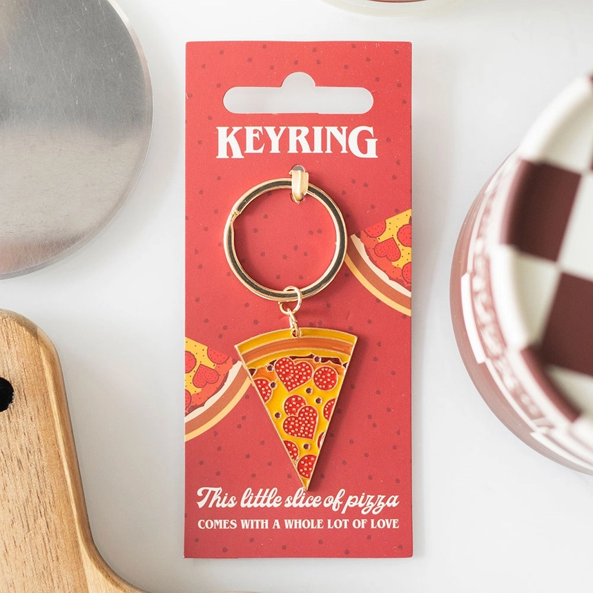 Nyckelring Pizza