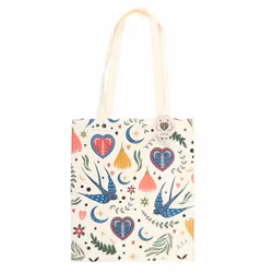Tygkasse Midnight Bloom Creme