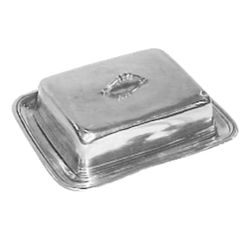Butter box with lid in pewter from Munka Tenn