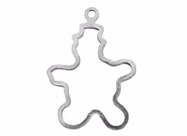 Christmas ornament - SNOWMAN - hand cast in pewter, stamped Munka
