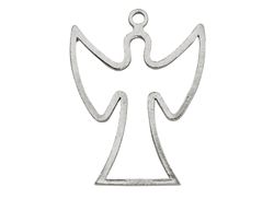 Christmas ornament - ANGEL - hand cast in pewter, stamped Munka