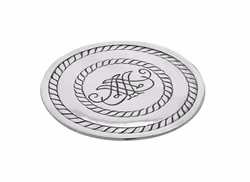 Löfstad, glass/bottle coaster in pewter from Munka Tenn - Made in Sweden