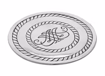 Löfstad, glass/bottle coaster in pewter from Munka Tenn - Made in Sweden