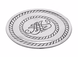 Löfstad, glass/bottle coaster in pewter from Munka Tenn - Made in Sweden
