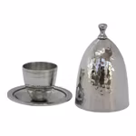 Egg cup with lid, all in pewter from Munka Tenn