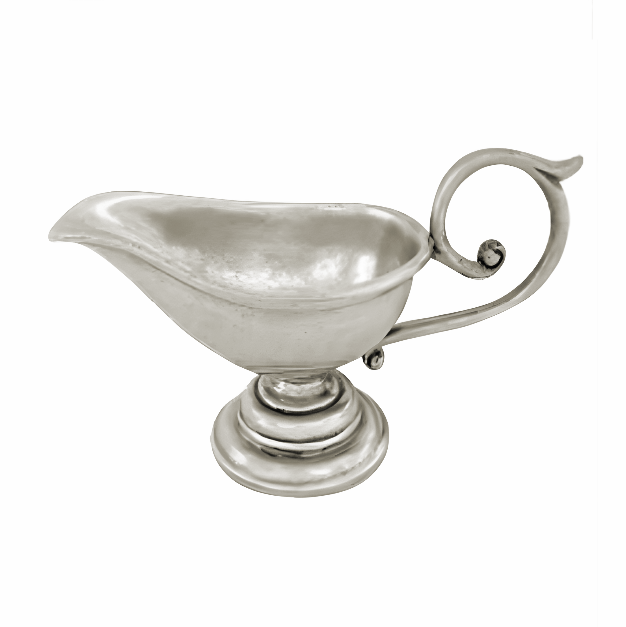 Classic, elegant pewter sauce spoon from Munka Tenn