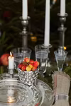 Gloria, charger plate in pewter, from Munka Tenn