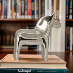 Dala horse in pewter from Munka Tenn - Made in Sweden