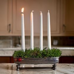 Juleboda, Advent candle holder in pewter from Munka Tenn
