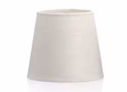 Lampskärm i benvitt linne, 20 cm