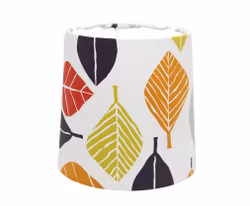 Lampskärm, RUND, stiliserade blad, som passar bla till Munka Tenns lampor