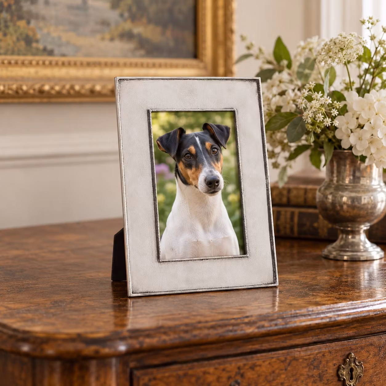 Nathalie, pewter photo frame 22 cm x 17 cm, fro Munka Tenn