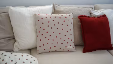 Kuddfodral - hjärtan