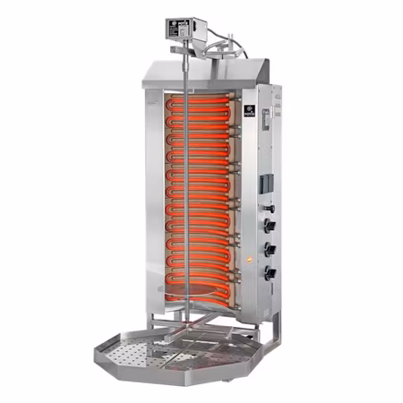 Kebabgrill E3-N, 50kg kött effekt:7,8kW, POTIS