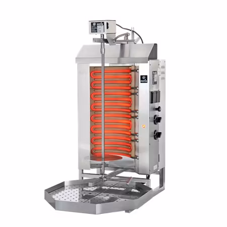 Kebabgrill E2-S, 30kg kött effekt:6kW, POTIS
