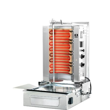 Kebabgrill F E2-S, 30kg kött effekt:6kW, POTIS