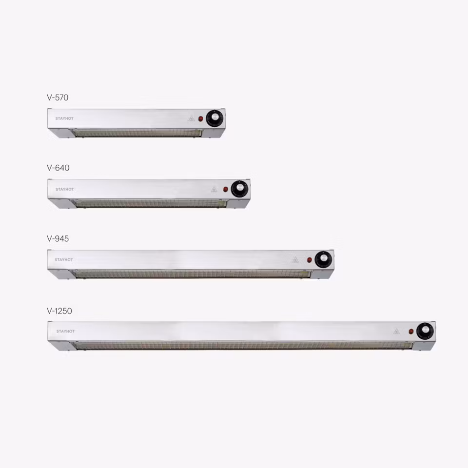 Värmelist utan belysning, Classic V-570, B570xD150xH60 mm, STAYHOT