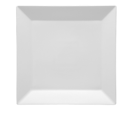 Blocho Classic Assiette kvadratisk vit 13x13cm