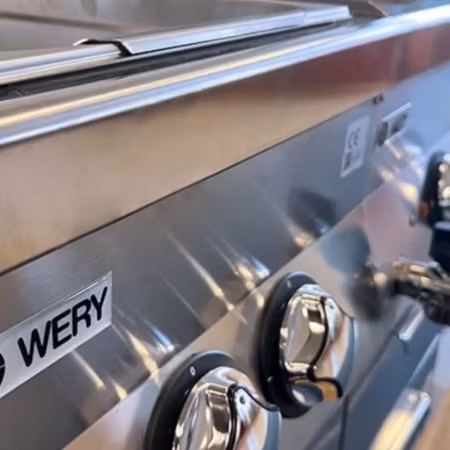 Lavastensgrill Gas PLG 64, 400×650×295mm 7kW, WERY