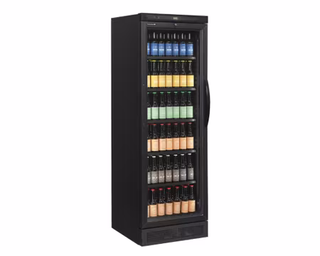 Drickakyl svart CEV425 1 LED L/H, vänsterhängd, 595x600x1840mm 358 Litter, TEFCOLD