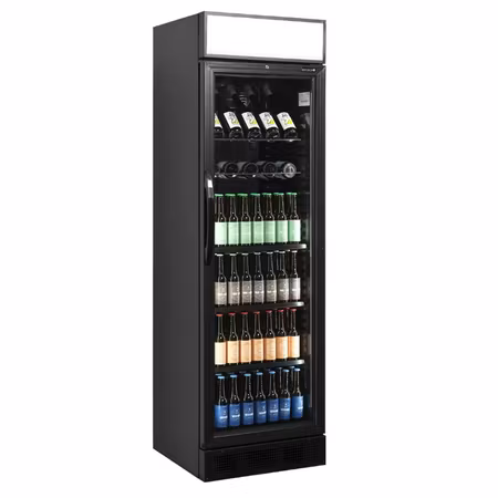 Drickakyl CEV425CP 2 LED svart, 595x640x1980mm 358 Litter, TEFCOLD