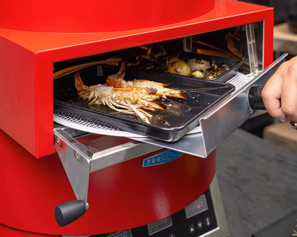 TurboChef Pizzaugn Fire Oven Svart Ventilationsfri , 483x471x577mm, TURBOCHEF