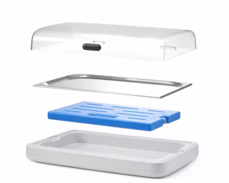 Kylutställning UNIQ GN1/1 Beige, HENDI