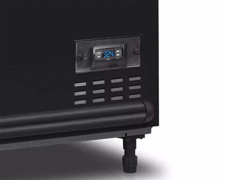 Kombinerad Kyl och Frysbox Stormarknad i SVART eller VIT, 2506x858x890mm, TEFCOLD