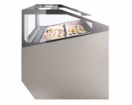 Glass Displayfrys SUPER CAPRI-24 Ventilerad, 2177x1110x1175mm, ISA ITALY