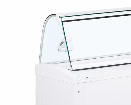 Glass Displayfrys FIJI-7 Ventilerad, 1354x630x1247mm, ISA ITALY