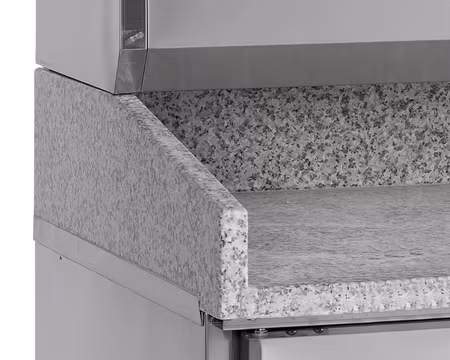 Pizzakylbänk PT1200 Upphöjd Kylränna, 1510x800x1448mm (Plåtmått 400x600mm), TEFCOLD