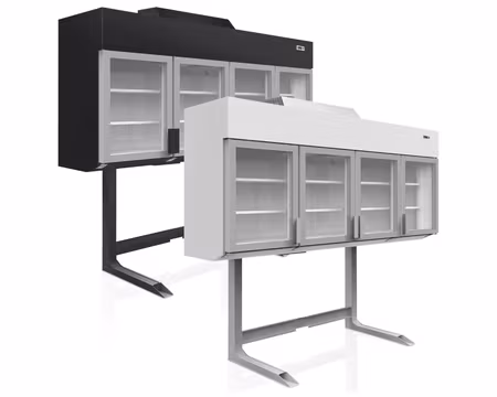 Väggfrys Till Stormarknader MTF250B SVART, 2500x745x2430mm 1076 Liter, TEFCOLD