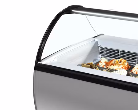 Kulglass Display ISABELLA 13LX, 1647x906x1372mm 13 Napoliplåtar (5L), ISA ITALY