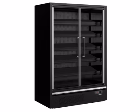 Multideck Kyl Galaxy+ GP14FGD Black För Stormarknader, 1330x750x2005mm 1443 Liter, TEFCOLD