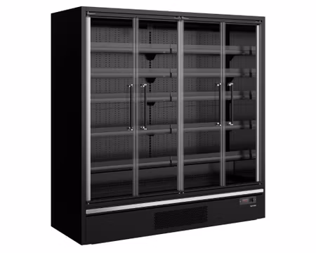 Multideck Kyl Galaxy+ GP20FGD Black För Stormarknader, 1955x750x2005mm 2165 Liter, TEFCOLD
