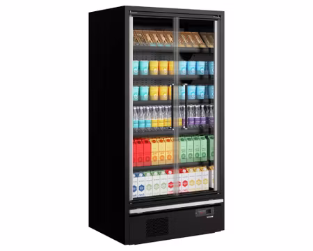 Multideck Kyl Galaxy+ GP10FGD Maxi Black För Stormarknader, 1018x880x2005mm 1300 Liter, TEFCOLD