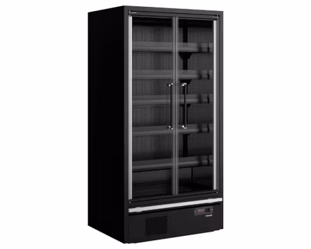 Multideck Kyl Galaxy+ GP10FGD Maxi Black För Stormarknader, 1018x880x2005mm 1300 Liter, TEFCOLD