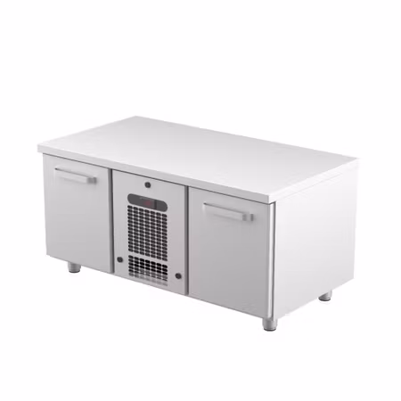 Grillkylbänk VLG-1202, 2st Lådor Med Ram GN1/1-200mm, 1200x650x600mm, COOLPART