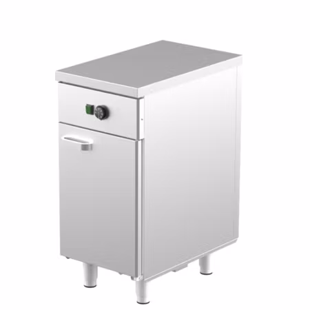Värmeskåp Med Neutral Toppskiva LK-410, 400x650x900mm 1st skåp för GN 1/1, COOLPART