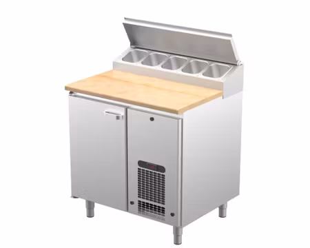 Bagerikylbänk PK KLE-810 Trä Toppskiva, (Passande Plåtar: 400x600mm), 880x730x900mm , COOLPART