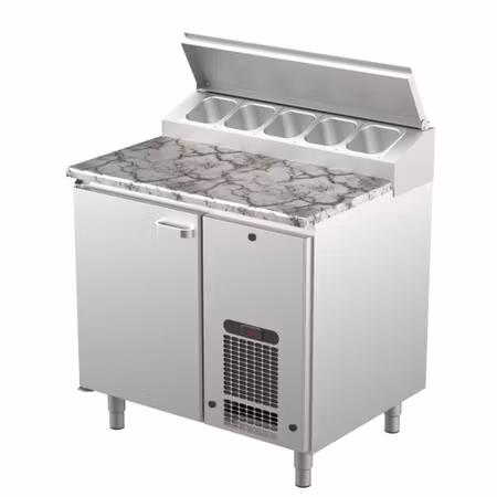 Bagerikylbänk PK KLE-910 Sten Toppskiva, (Passande Plåtar: 450x600mm), 930x730x900mm, COOLPART