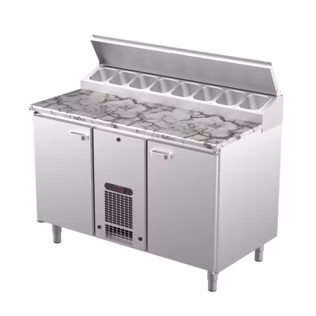 Bagerikylbänk PK KLE-1320, Sten Toppskiva (Passande Plåtar: 400x600mm) 1360x730x900mm, COOLPART