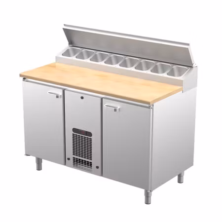 Bagerikylbänk PK KLE-1320, Trä Toppskiva, (Passande Plåtar: 400x600mm) 1360x730x900mm, COOLPART