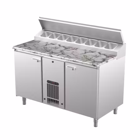 Bagerikylbänk PK KLE-1420, Sten Toppskiva, (Passande Plåtar: 450x600mm) 1460x730x900mm, COOLPART