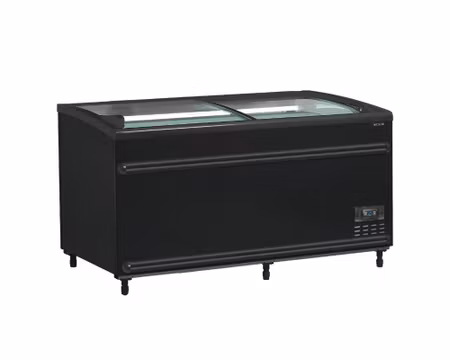 Kombinerad Kyl och Frysbox Stormarknad SVART, 1446x858x890mm, TEFCOLD