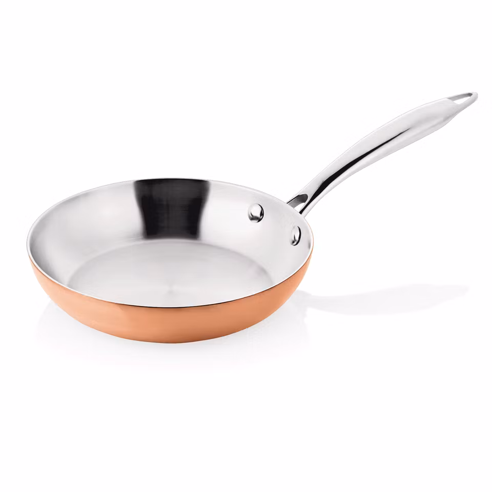 Stekpanna D28 cm 3-skikt Koppar