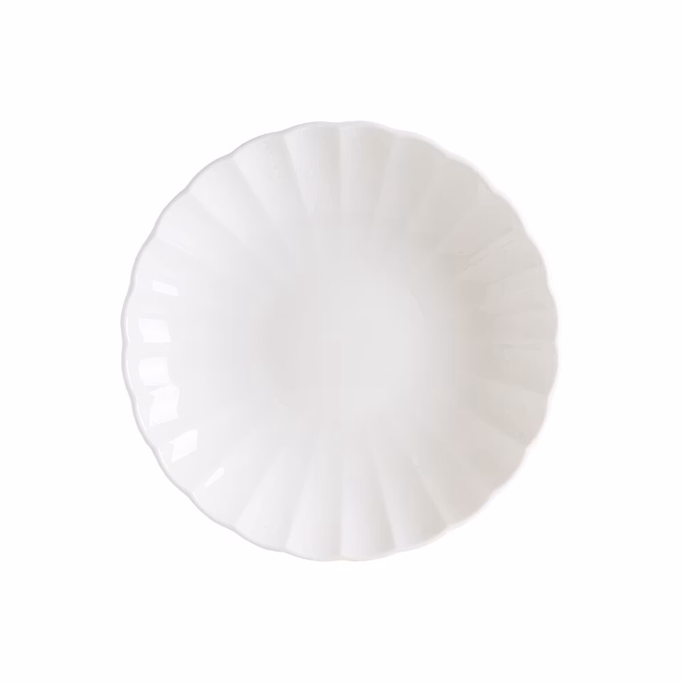 East Djup Tallrik 25cm vit