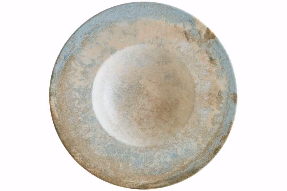 LUZ Tallrik djup med brett bräm, D28cm